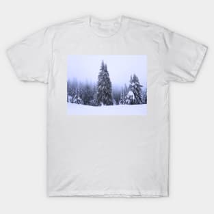 A Pine Forest in Winter T-Shirt